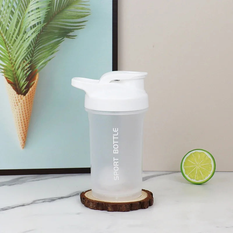 Portable 300ml Protein Powder Shaker Bottle Leak Proof Water Bottle for Gym Outdoor Fitness Training Sport Mixing Cup