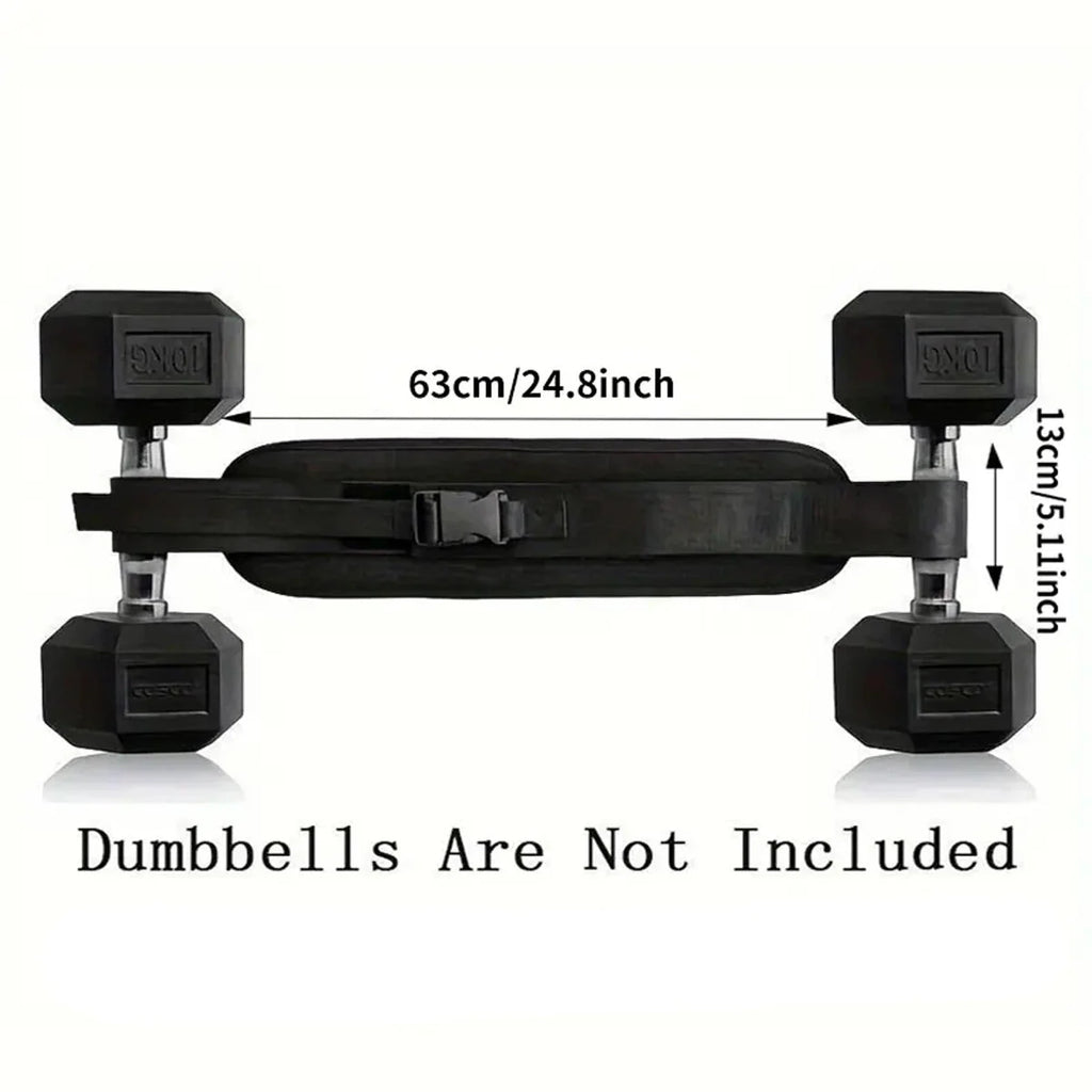 Weighted Waist Training Belt for Fitness & Dumbbell Workouts