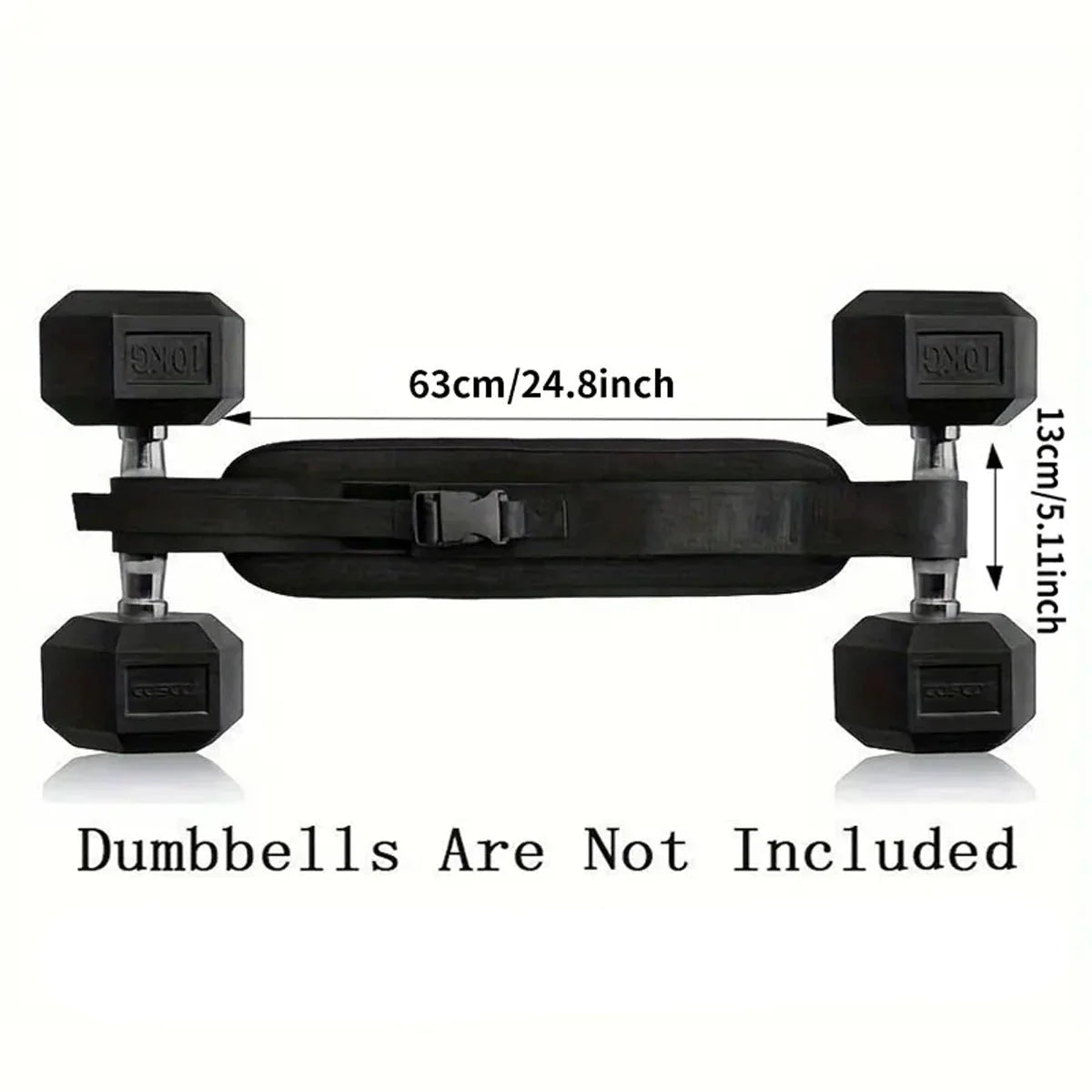 Weighted Waist Training Belt for Fitness & Dumbbell Workouts