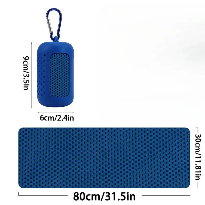 Microfiber Sports Towel – Quick Dry, Super Absorbent, Ultra Soft & Lightweight for Gym, Swimming, Yoga, Beach & Camping
