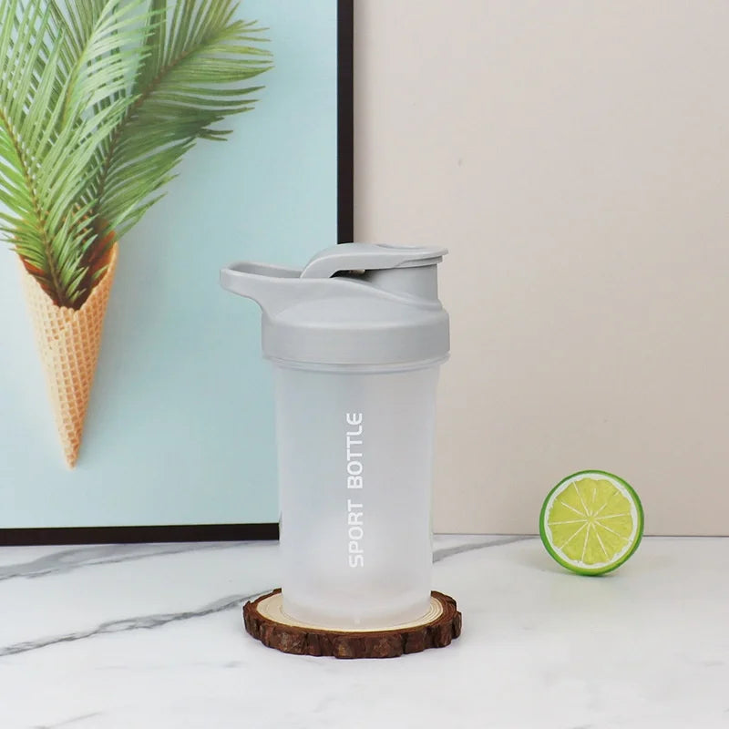 Portable 300ml Protein Powder Shaker Bottle Leak Proof Water Bottle for Gym Outdoor Fitness Training Sport Mixing Cup