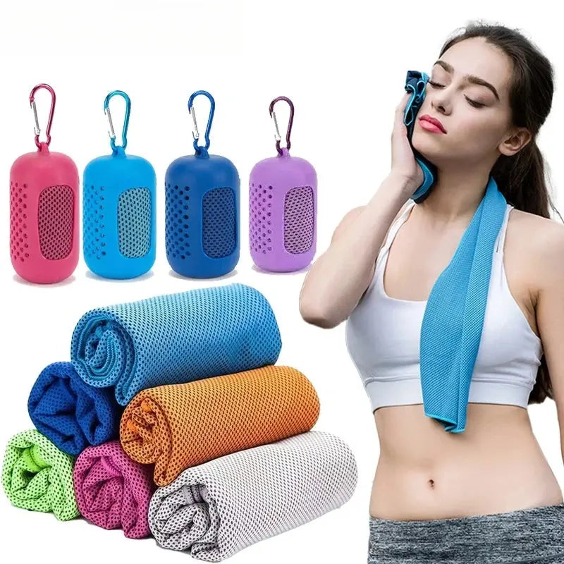 Microfiber Sports Towel – Quick Dry, Super Absorbent, Ultra Soft & Lightweight for Gym, Swimming, Yoga, Beach & Camping