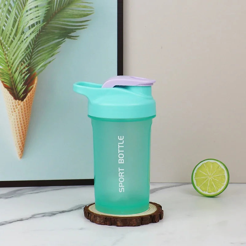 Portable 300ml Protein Powder Shaker Bottle Leak Proof Water Bottle for Gym Outdoor Fitness Training Sport Mixing Cup