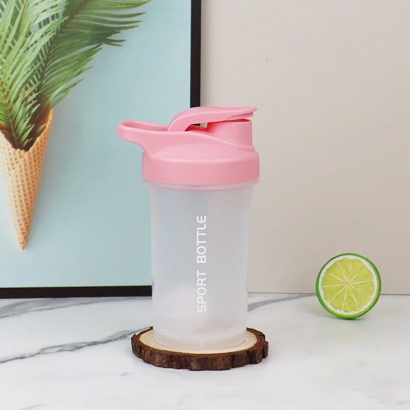 Portable 300ml Protein Powder Shaker Bottle Leak Proof Water Bottle for Gym Outdoor Fitness Training Sport Mixing Cup