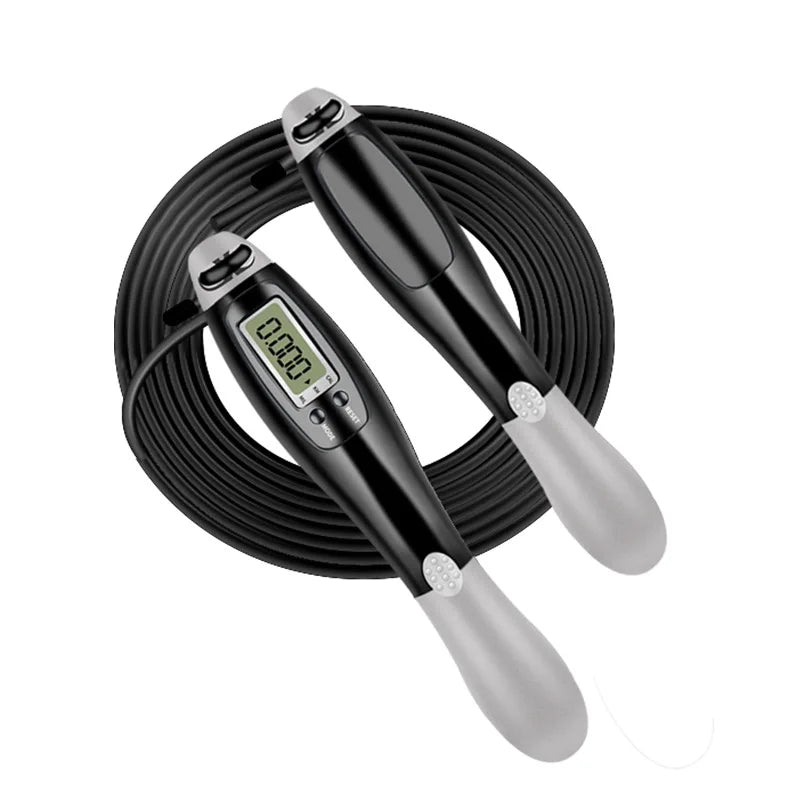 A Set of Multifunctional Electronic Counting Jump Ropes, Smart Wireless Balls, Dual-Purpose Indoor Cordless Jump Ropes, with the Ability to Switch between Corded and Cordless Freely