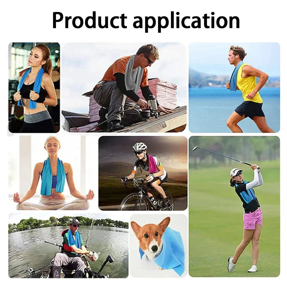 Microfiber Sports Towel – Quick Dry, Super Absorbent, Ultra Soft & Lightweight for Gym, Swimming, Yoga, Beach & Camping